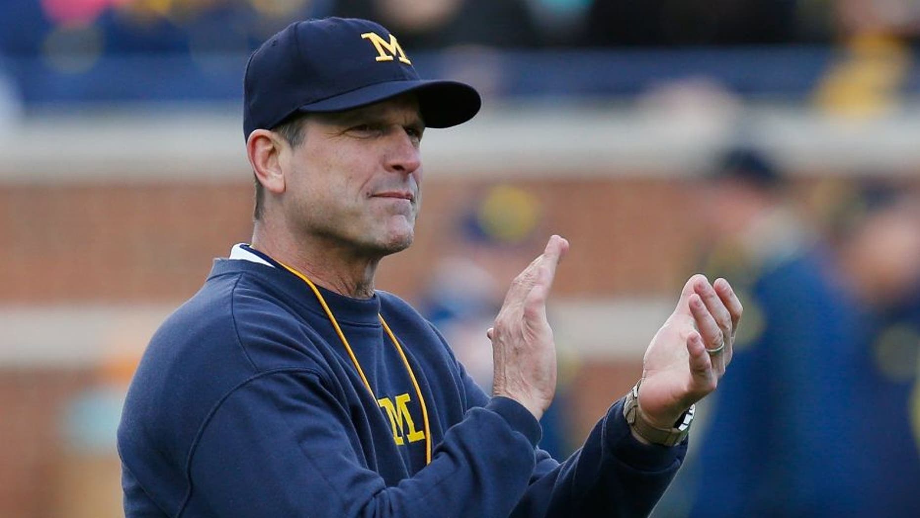 ANN ARBOR, MI - APRIL 01: during the Michigan Football Spring Game on April 1, 2016 at Michigan Stadium in Ann Arbor, Michigan. (Photo by Gregory Shamus/Getty Images) *** Local Caption ***