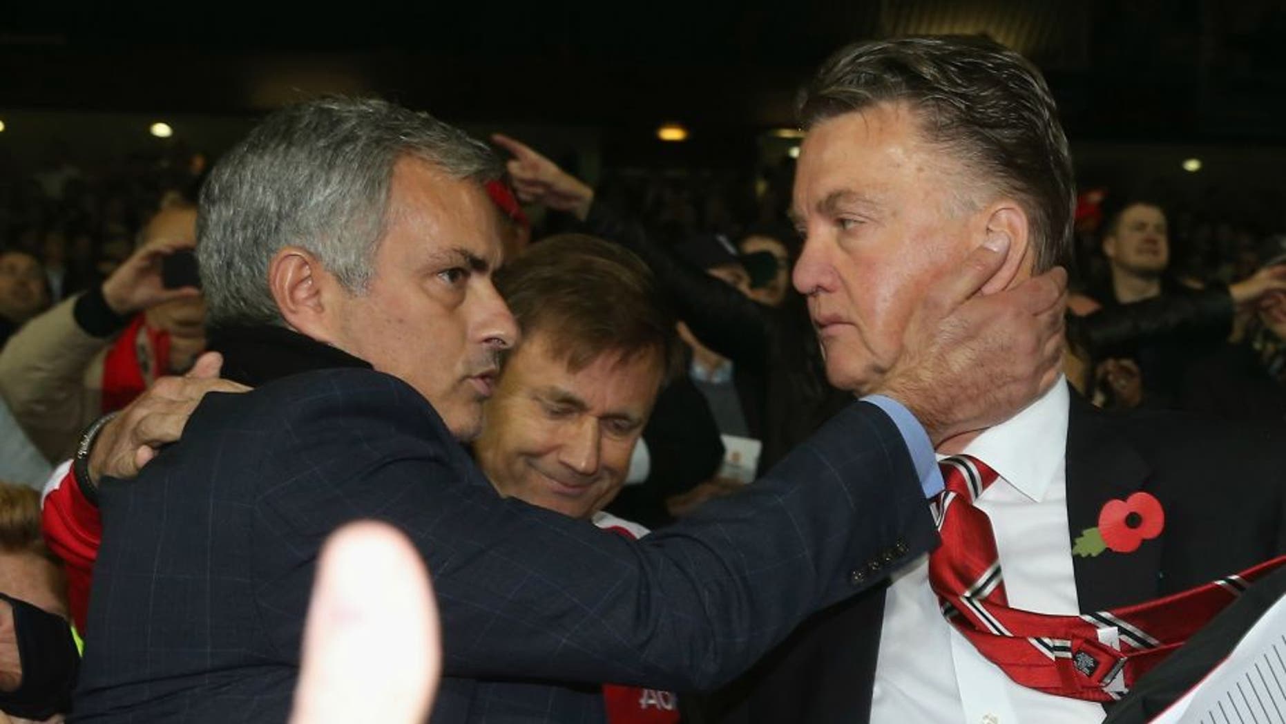 > at Old Trafford on October 26, 2014 in Manchester, England.