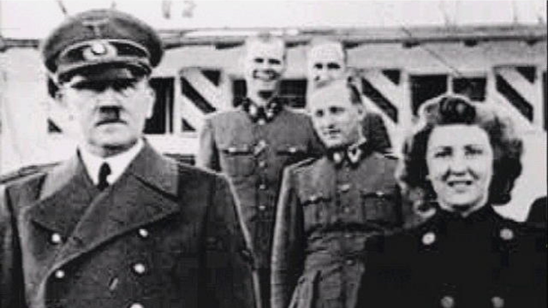 Undated photo of Adolf Hitler and Eva Braun.