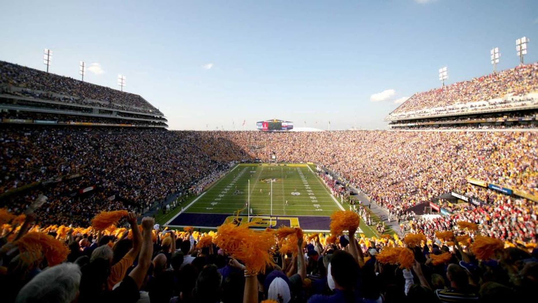 November 20, 2010; Baton Rouge, LA, USA; A general view from the endzone prior to kickoff of a game between the LSU Tigers and the Mississippi Rebels at Tiger Stadium. Mandatory Credit: Derick E. Hingle-USA TODAY Sports