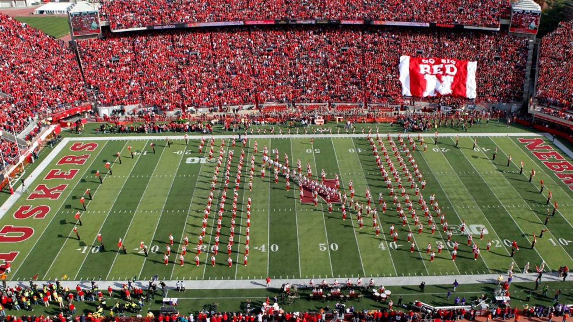 Nov 5, 2011; Lincoln, NE, USA; This is a general view of Memorial Stadium prior to the game against the Nebraska Cornhuskers and the Northwestern Wildcats. Northwestern won 28-25. Mandatory Credit: Bruce Thorson-USA TODAY Sports