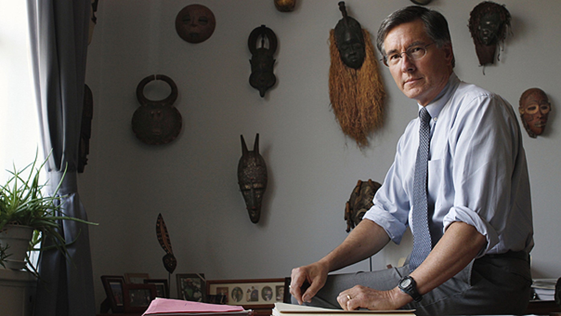 May 26: Lewis Morris, general counsel for the Department of Health and Human Services inspector general, poses for a portrait in his office in Washington.
