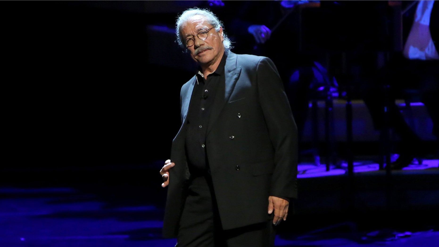 LOS ANGELES, CA - DECEMBER 06: Actor Edward James Olmos performs onstage during The Music Center's 50th Anniversary Spectacular at The Music Center on December 6, 2014 in Los Angeles, California. (Photo by Jonathan Leibson/Getty Images for The Music Center)