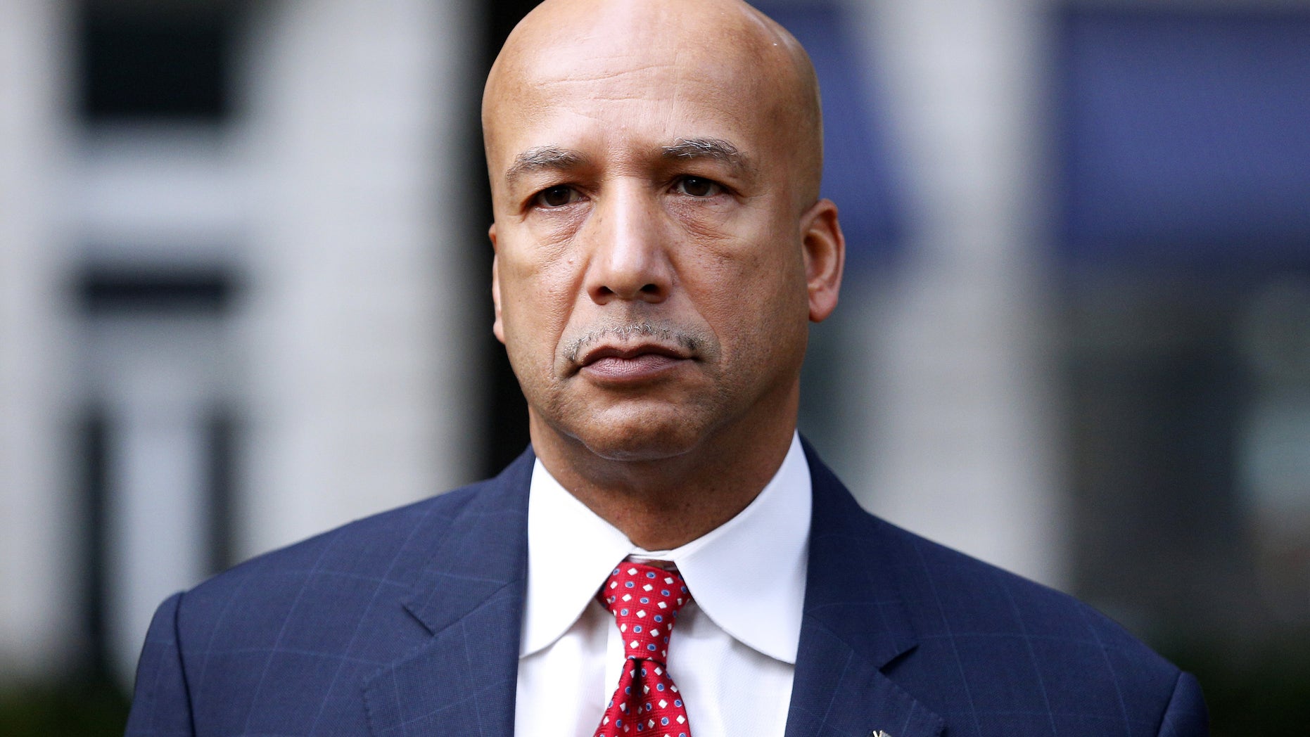 FILE - In this Jan. 27, 2014, file photo, former New Orleans Mayor Ray Nagin arrives at the Hale Boggs Federal Building in New Orleans. Federal prosecutors on Monday, Feb. 10, summed up their case for convicting Nagin of corruption during his two terms as mayor. (AP Photo/Jonathan Bachman, File)