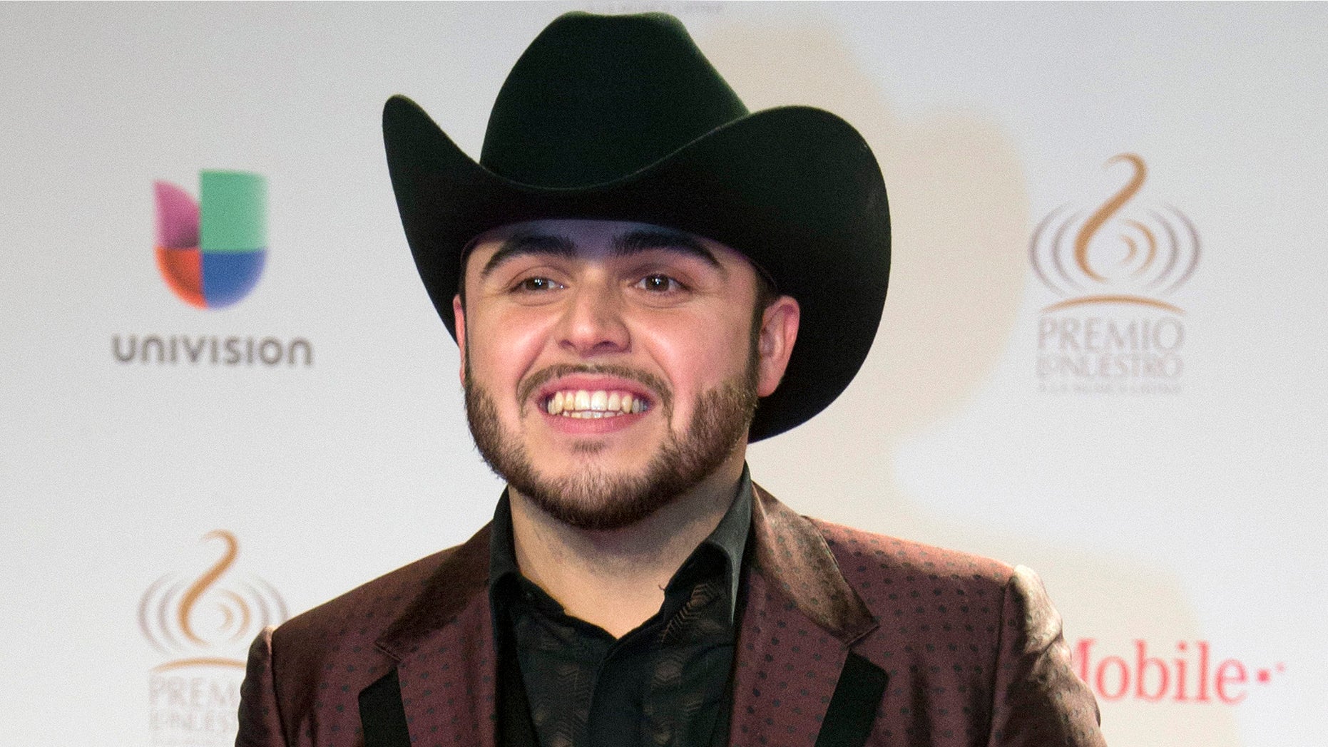 Gerardo Ortiz at the Premio Lo Nuestro Latin Music Awards on Feb. 19, 2015.