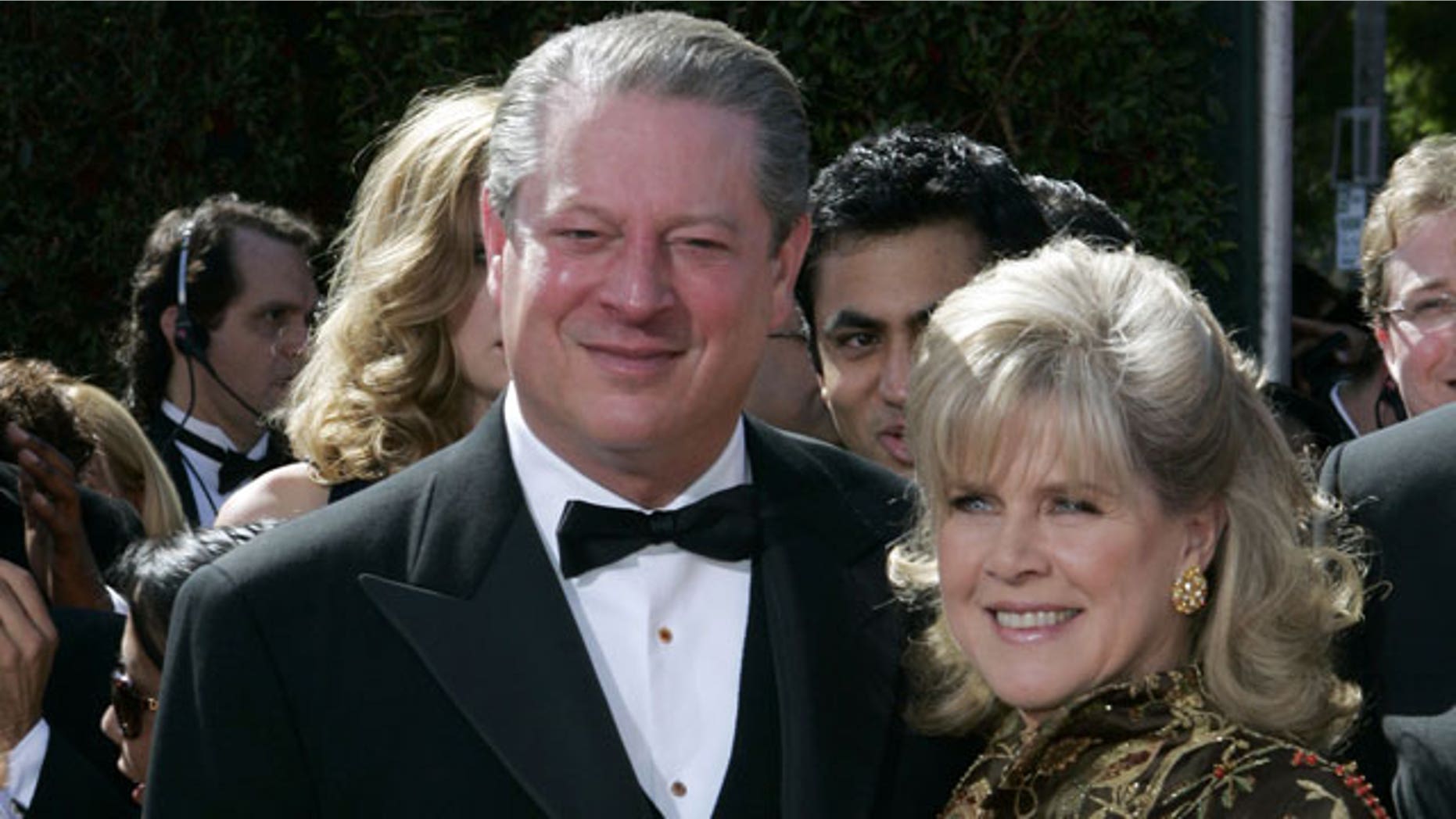 In this Sept. 16, 2007 file photo, former Vice President Al Gore and his wife, Tipper Gore arrive for the 59th Primetime Emmy Awards at the Shrine Auditorium in Los Angeles.
