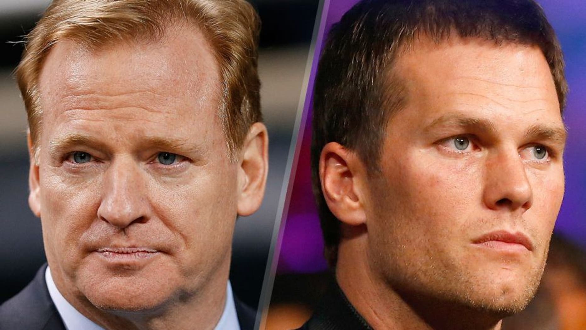 Commissioner of the National Football League Roger Goodell watches the pregame warms up prior to the start of the game between the Buffalo Bills and the New York Jets at Ford Field on November 24, 2014 in Detroit, Michigan. The Bills defeated the Jets 38-3. (Photo by Leon Halip/Getty Images) Quarterback Tom Brady attends the welterweight unification championship bout between Floyd Mayweather Jr. and Manny Pacquiao on May 2, 2015 at MGM Grand Garden Arena in Las Vegas, Nevada. (Photo by Al Bello/Getty Images)