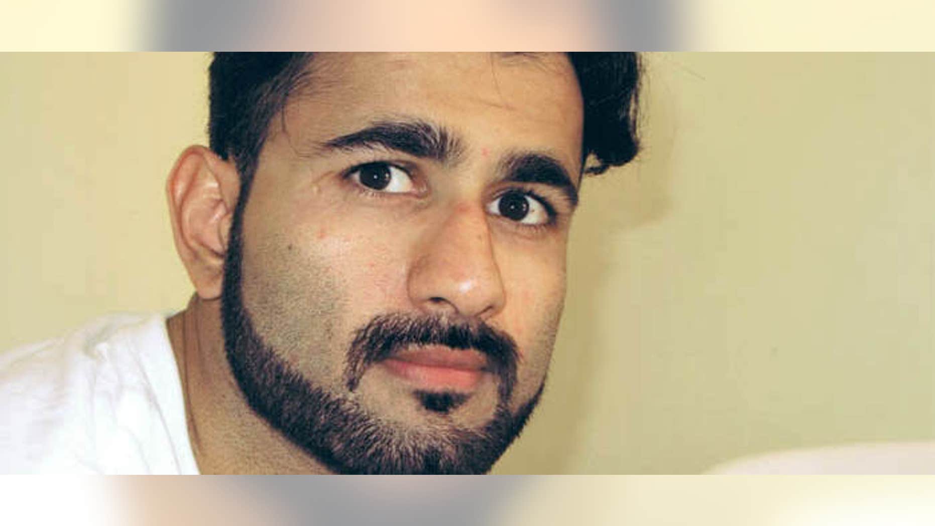 Sept. 2009: This photo, courtesy of the Center for Constitutional Rights, shows Majid Khan while imprisoned at the U.S. Navy base at Guantanamo Bay in Cuba.