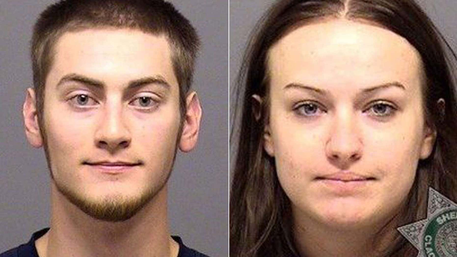 Travis Mitchell, left, and Sarah Mitchell.