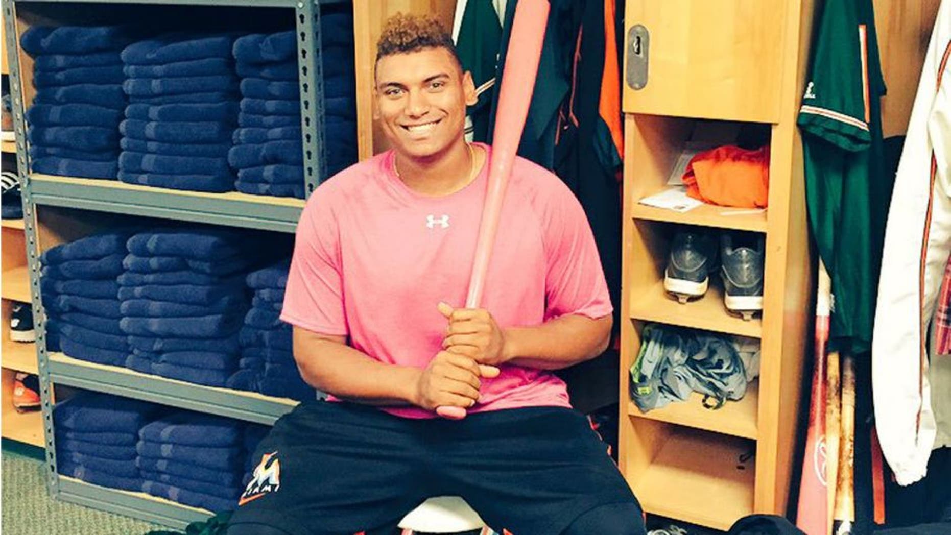 Top Marlins prospect Josh Naylor accidentally injured a teammate as a result of a knife prank gone wrong.