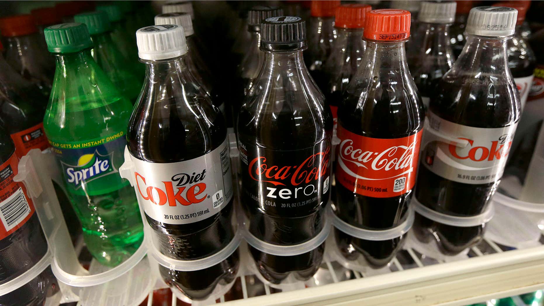 Oct. 1, 2014: This file photo, shows soft drinks for sale at K & D Market in San Francisco.