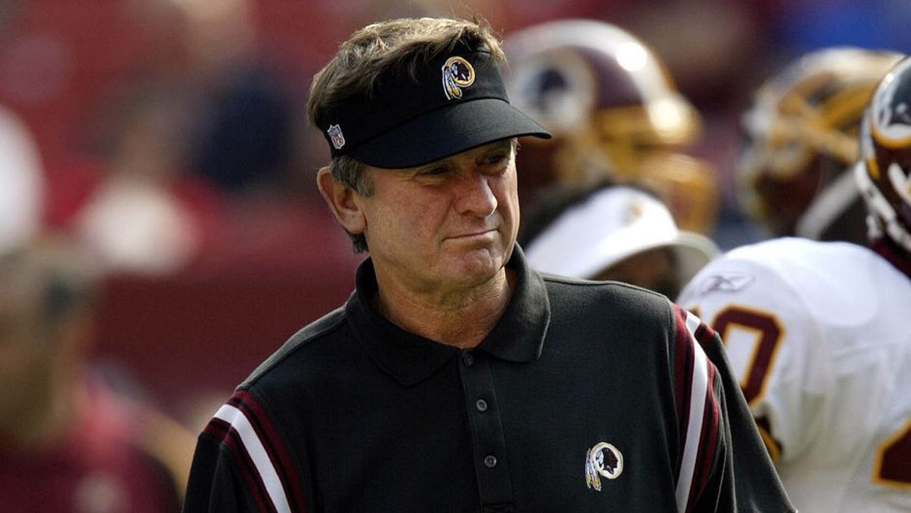 21 Sept 2003: Head coach Steve Spurrier of the Washington Redskins during the Skins' 24-21 loss to the New York Giants at Fedex Field in Washington, DC. Mandatory Credit: Bob Leverone/Sporting News/Icon SMI