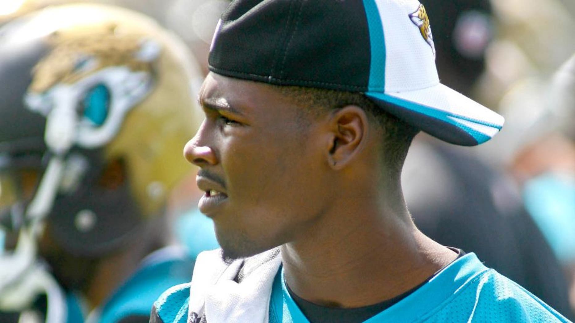 May 28, 2015; Jacksonville, FL, USA; Jacksonville Jaguars wide receiver Marqise Lee (11) during OTAs at the Florida Blue Health and Wellness Practice Fields. Mandatory Credit: Phil Sears-USA TODAY Sports