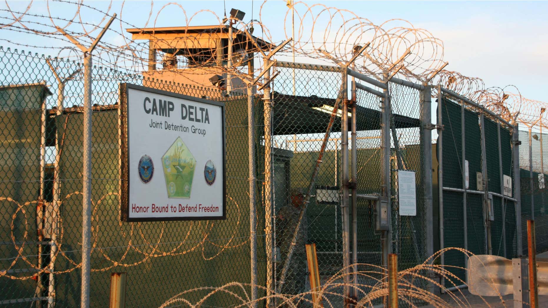 June 24, 2010: the entrance to Camp Delta at Guantanamo Bay.