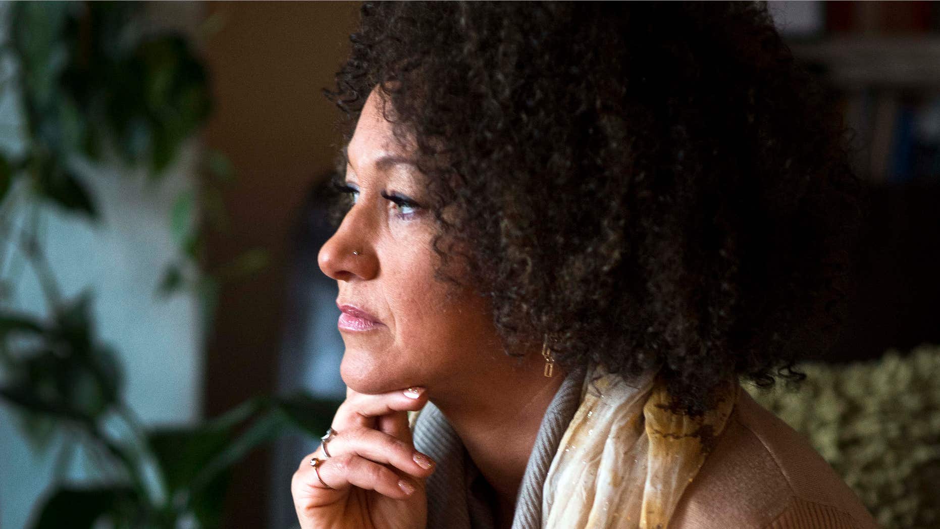 March 2, 2015: Rachel Dolezal, president of the Spokane chapter of the NAACP, poses for a photo in her Spokane, Wash.