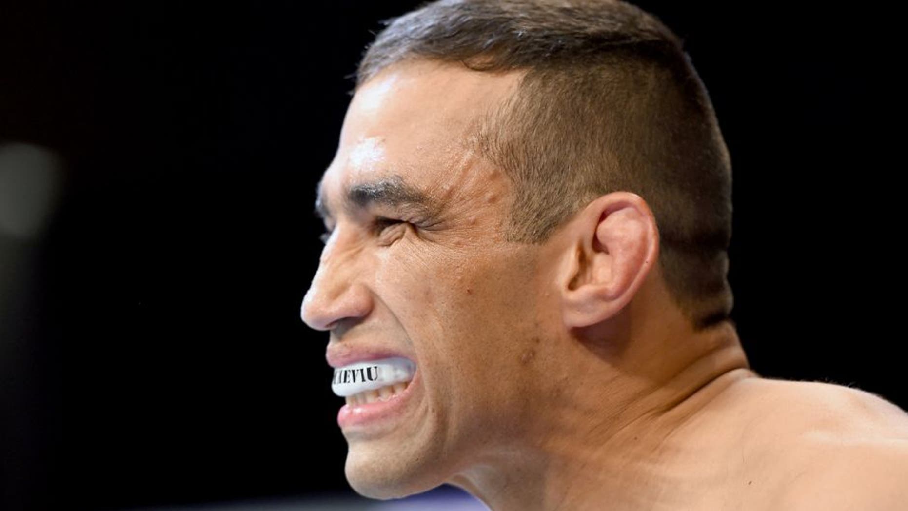 MEXICO CITY, MEXICO - JUNE 13: Fabricio Werdum of Brazil enters the Octagon before facing Cain Velasquez of the United States in their UFC heavyweight championship bout during the UFC 188 event inside the Arena Ciudad de Mexico on June 13, 2015 in Mexico City, Mexico. (Photo by Josh Hedges/Zuffa LLC/Zuffa LLC via Getty Images)