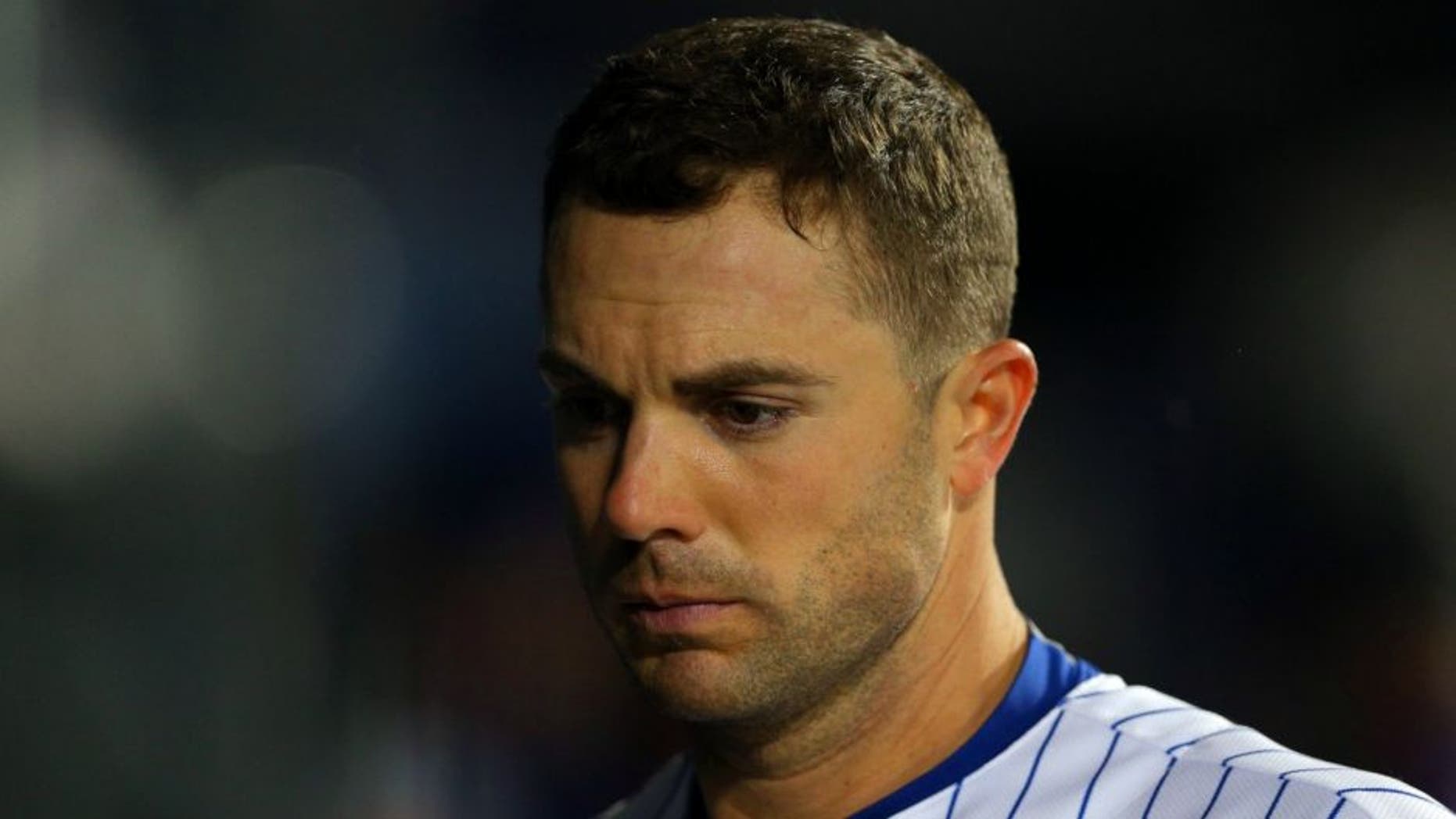 May 18, 2016; New York City, NY, USA; New York Mets third baseman David Wright (5) reacts during the ninth inning against the Washington Nationals at Citi Field. The Nationals defeated the Mets 7-1. Mandatory Credit: Brad Penner-USA TODAY Sports