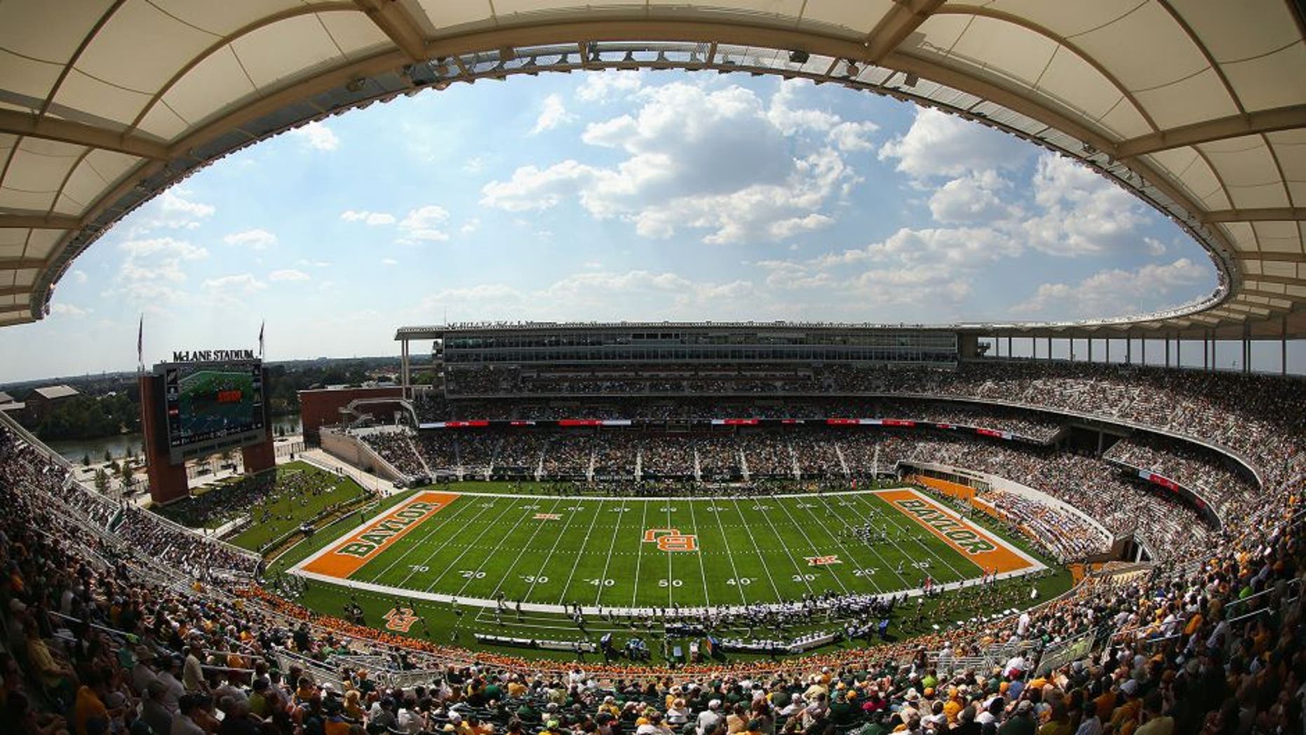 WACO, TX - OCTOBER 17: A general view as the Baylor Bears take on the West Virginia Mountaineers in the first quarter at McLane Stadium on October 17, 2015 in Waco, Texas. (Photo by Tom Pennington/Getty Images)