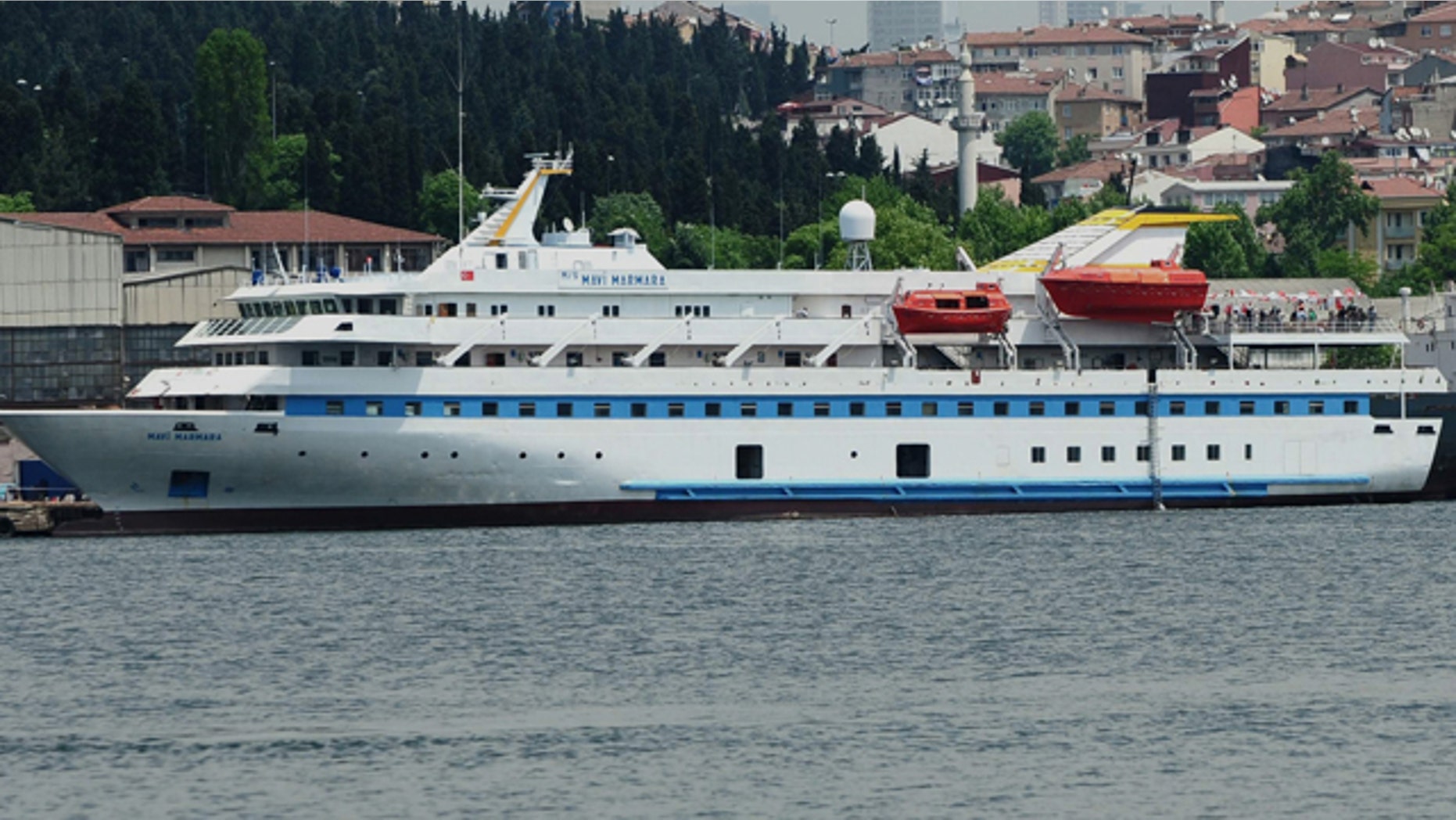 May 30: Turkish aid ship, the Mavi Marmara, is seen in Istanbul, Turkey.