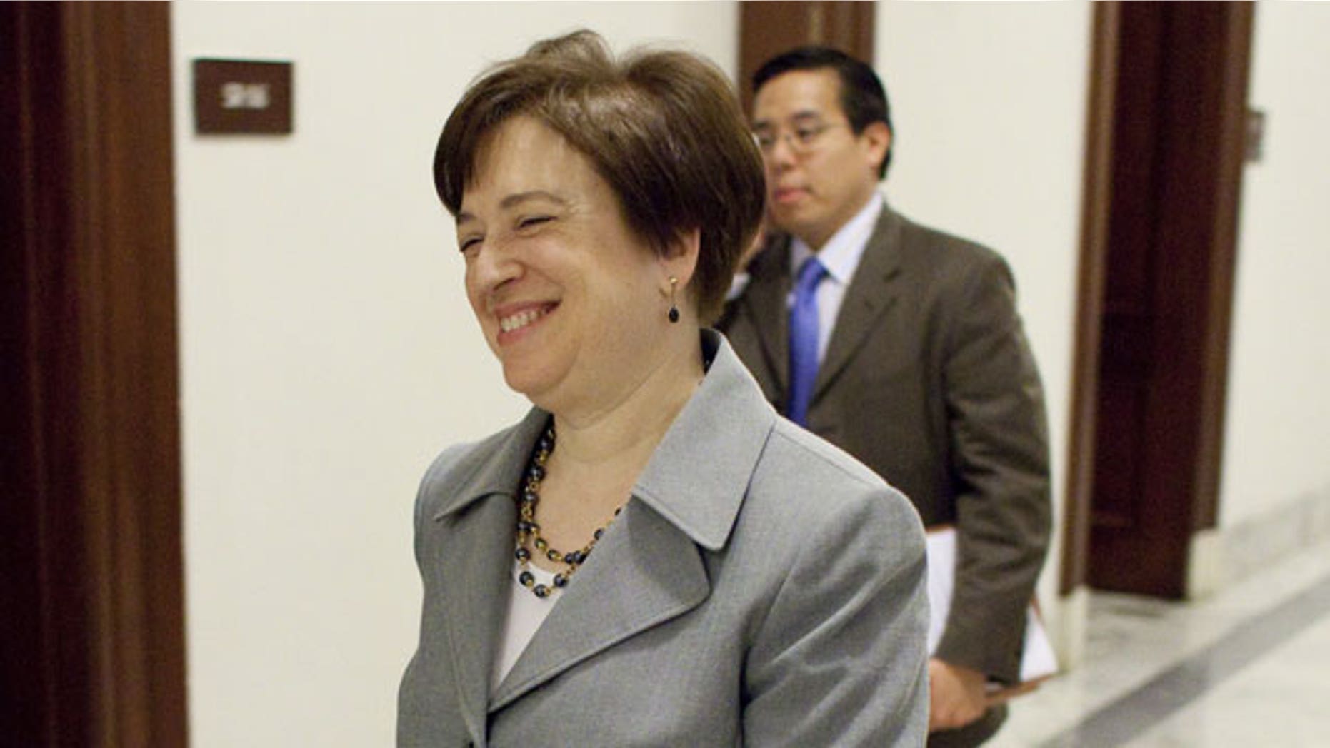 May 25: Supreme Court nominee Elena Kagan walks on Capitol Hill in Washington.