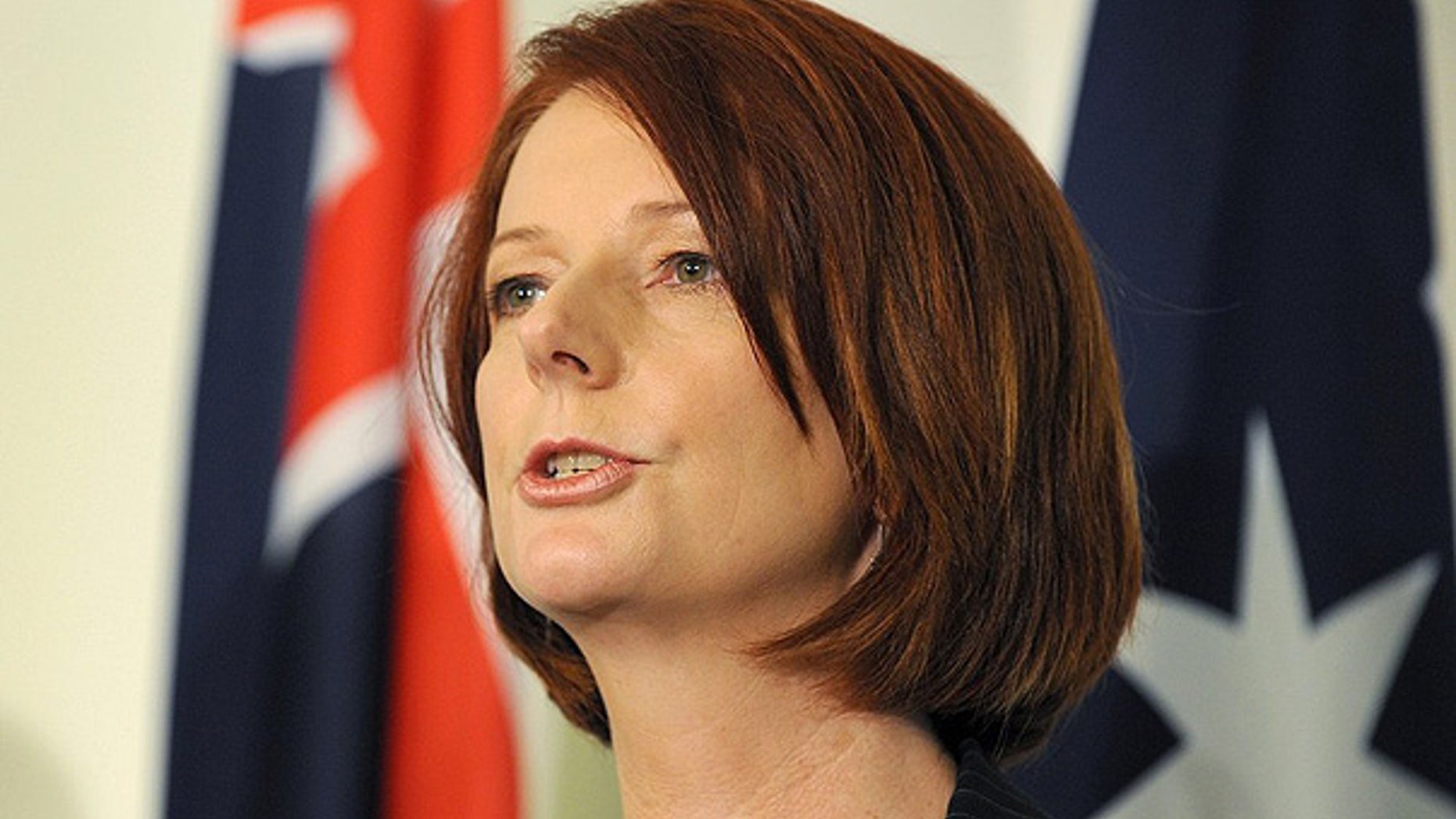 June 24: Australia's new prime minister Julia Gillard speaks during a press conference, in Canberra.