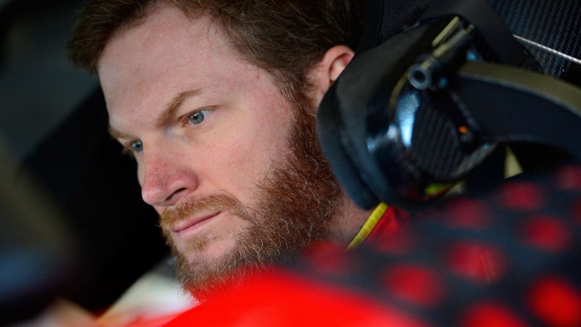 SONOMA, CA - JUNE 24: Dale Earnhardt Jr., driver of the #88 Axalta Chevrolet, prepares to drive during practice for the NASCAR Sprint Cup Series Toyota/Save Mart 350 at Sonoma Raceway on June 24, 2016 in Sonoma, California. (Photo by Robert Laberge/Getty Images)