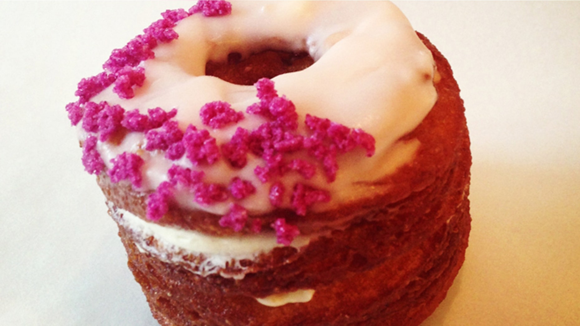 Dominique Ansel's new cronut is a cross between a croissant and doughnut.