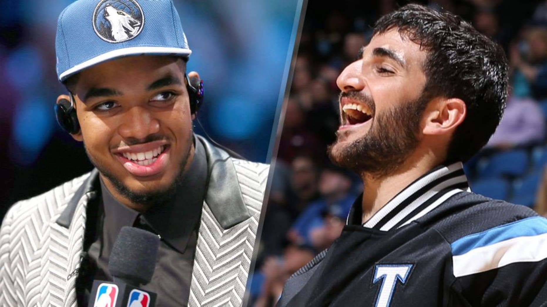 Center on June 25, 2015 in the Brooklyn borough of New York City. NOTE TO USER: User expressly acknowledges and agrees that, by downloading and or using this photograph, User is consenting to the terms and conditions of the Getty Images License Agreement. (Photo by Elsa/Getty Images) MINNEAPOLIS, MN - MARCH 16: Ricky Rubio #9 of the Minnesota Timberwolves celebrates during a game against the Brooklyn Nets on March 16, 2015 at Target Center in Minneapolis, Minnesota. NOTE TO USER: User expressly acknowledges and agrees that, by downloading and or using this Photograph, user is consenting to the terms and conditions of the Getty Images License Agreement. Mandatory Copyright Notice: Copyright 2015 NBAE (Photo by David Sherman/NBAE via Getty Images)