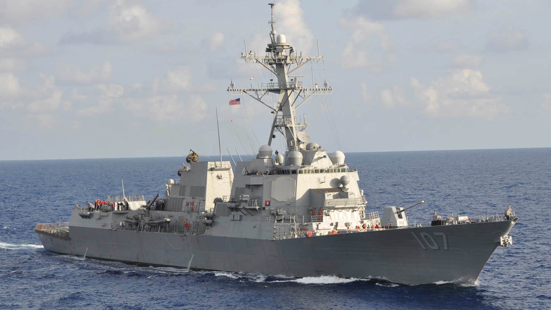 Sept. 25, 2012: The Arleigh Burke-class guided-missile destroyer USS Gravely (DDG 107) is pictured underway during the multinational UNITAS Atlantic 53-2012 exercise conducted in the western Caribbean Sea.