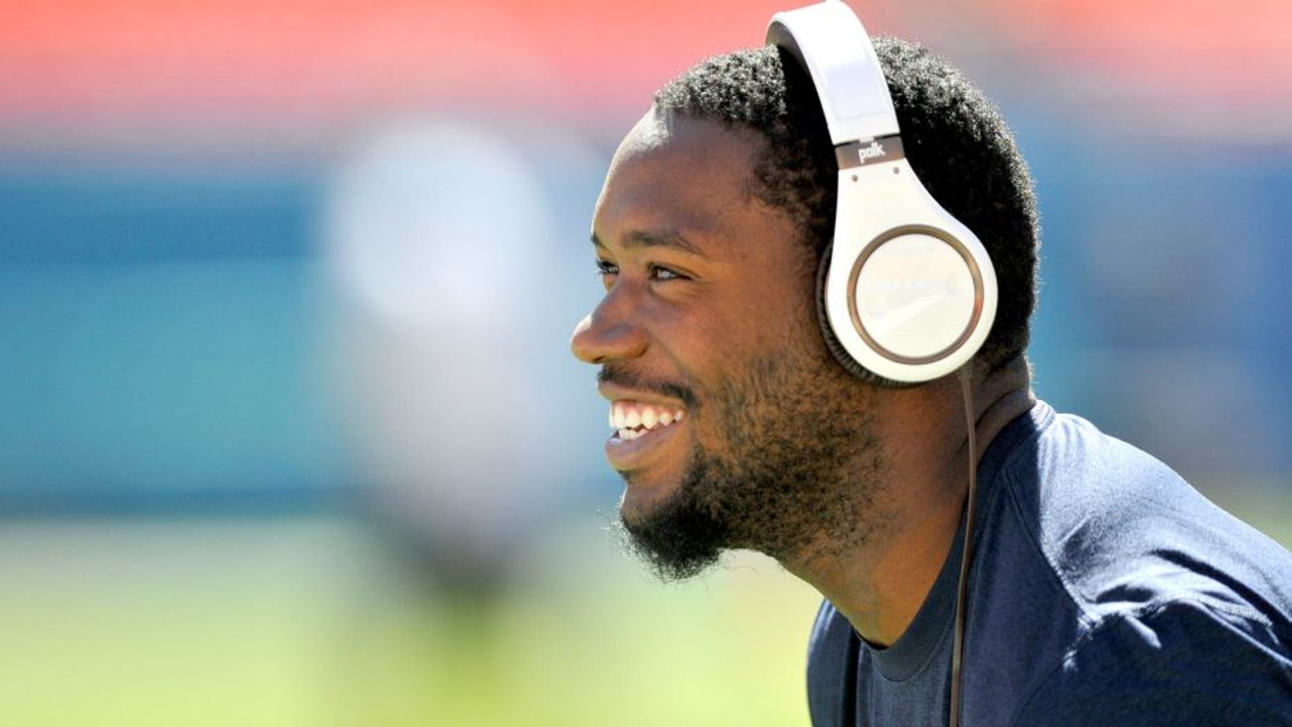 Nov 2, 2014; Miami Gardens, FL, USA; San Diego Chargers tight end Ladarius Green (89) looks on prior to the game against the Miami Dolphins at Sun Life Stadium. Mandatory Credit: Brad Barr-USA TODAY Sports