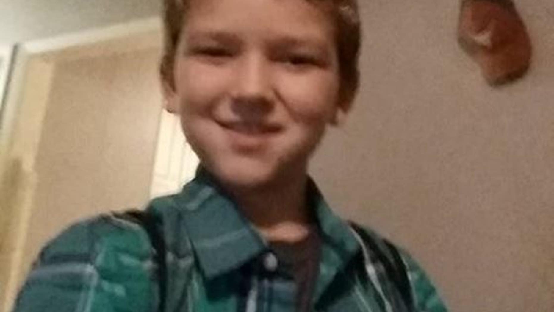 Kayden Culp, 10, was doused with gasoline and set on fire.