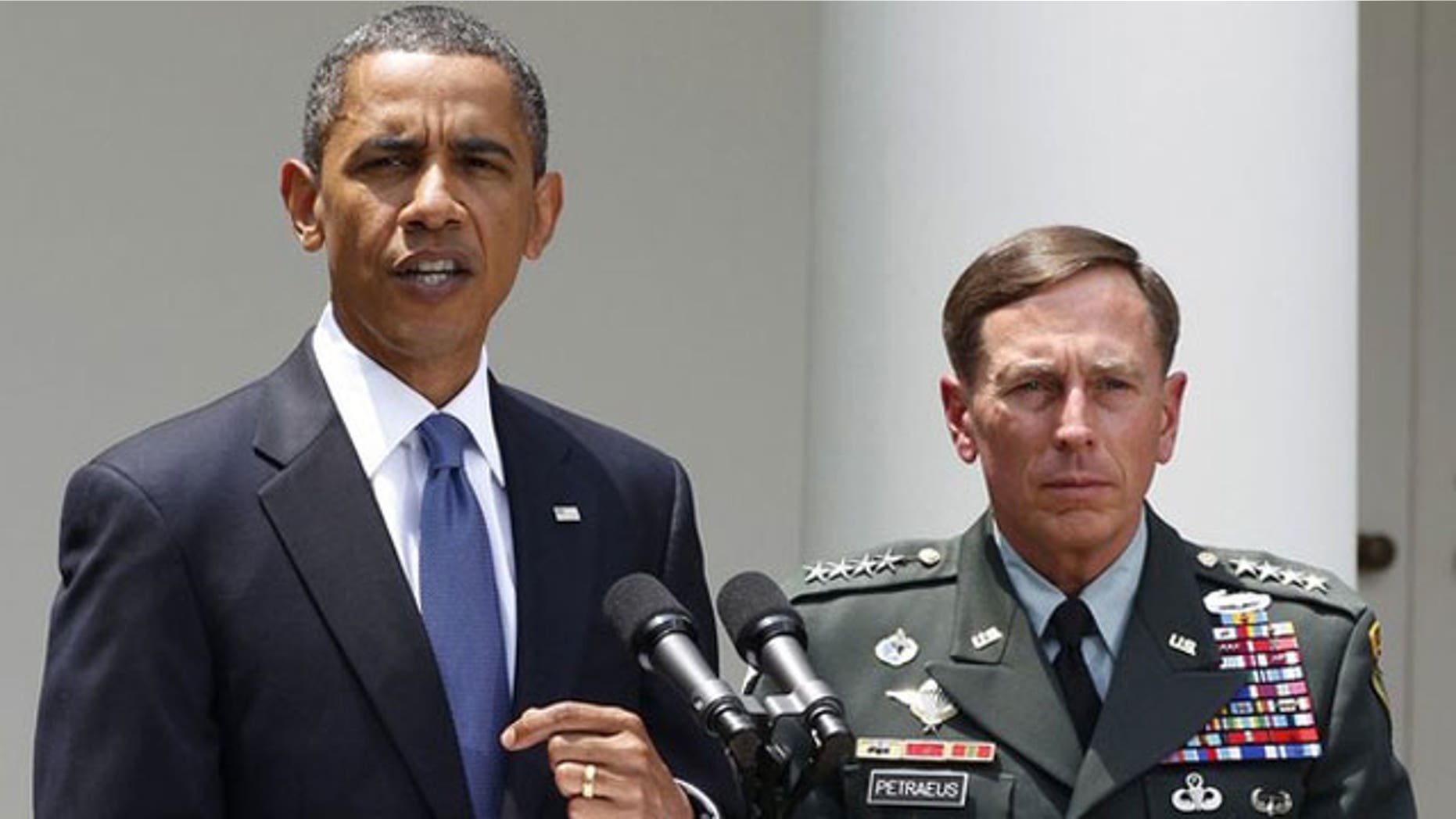 June 23: President Obama announces that Gen. David Petraeus, right, will replace Gen. Stanley McChrystal as his top commander in Afghanistan while in the Rose Garden of the White House in Washington (Reuters).