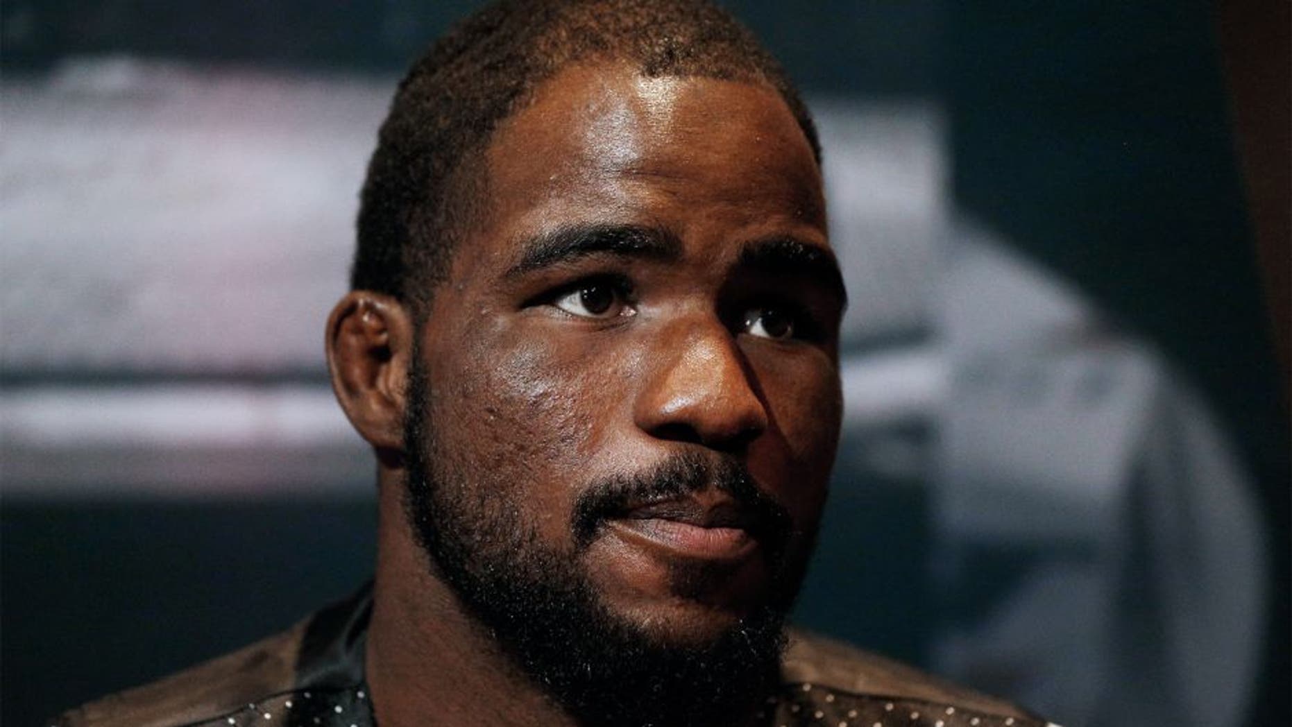 LAS VEGAS, NV - JULY 03: Corey Anderson interacts with media during the UFC Ultimate Media Day at the Mandalay Bay Resort and Casino on July 3, 2014 in Las Vegas, Nevada. (Photo by Josh Hedges/Zuffa LLC/Zuffa LLC via Getty Images)