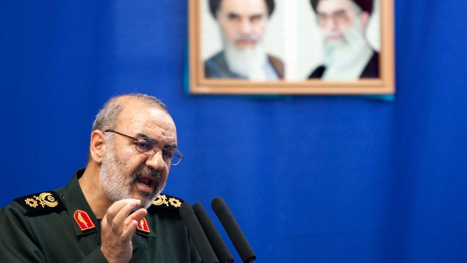 July 16, 2010: Hossein Salami, deputy head of Iran's Revolutionary Guard.