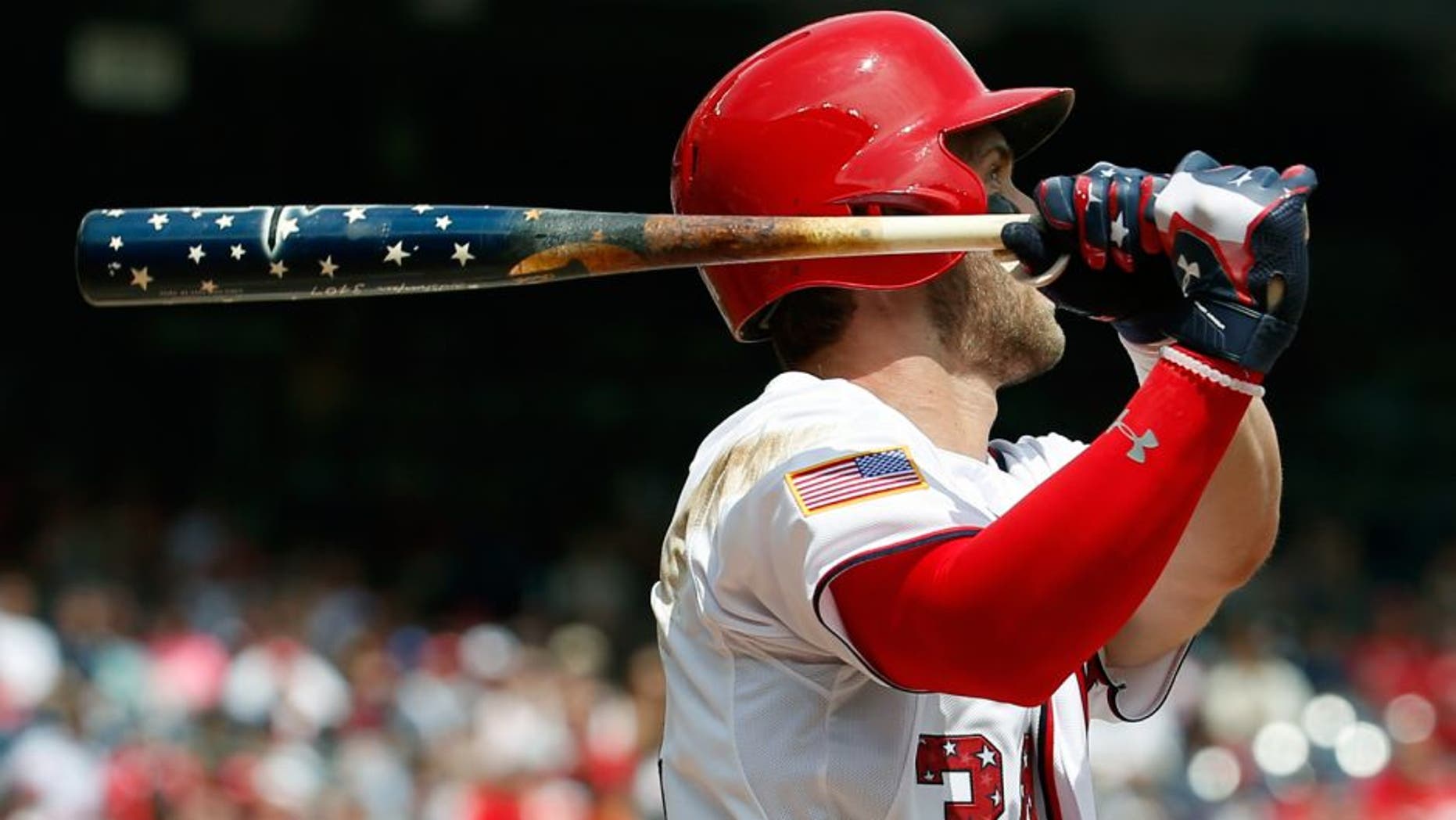 Bryce Harper unveils extremely patriotic Fourth of July cleats Fox News