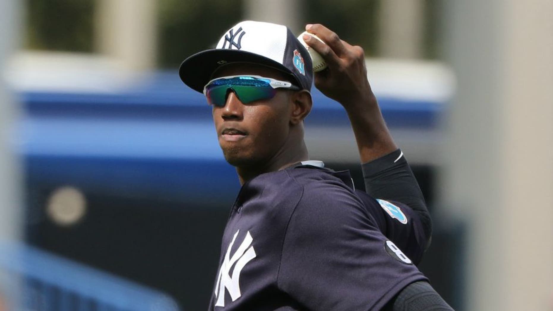 TAMPA, FL- MARCH 05: in action during the game against the Boston Red Sox at George M. Steinbrenner Field on March 5, 2016 in Tampa, Florida. (Photo by Justin K. Aller/Getty Images) *** Local Caption ***,TAMPA, FL- MARCH 05: Jorge Mateo #93 of the New York Yankees in action during the game against the Boston Red Sox at George M. Steinbrenner Field on March 5, 2016 in Tampa, Florida. (Photo by Justin K. Aller/Getty Images)