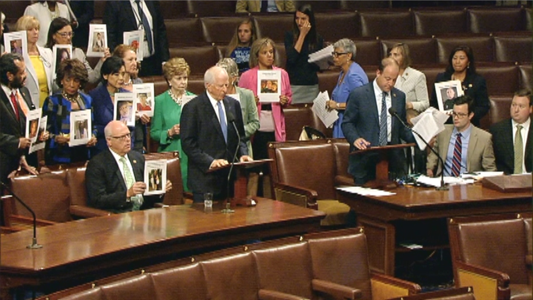 July 7, 2016: Democrats protest gun violence on the House floor.