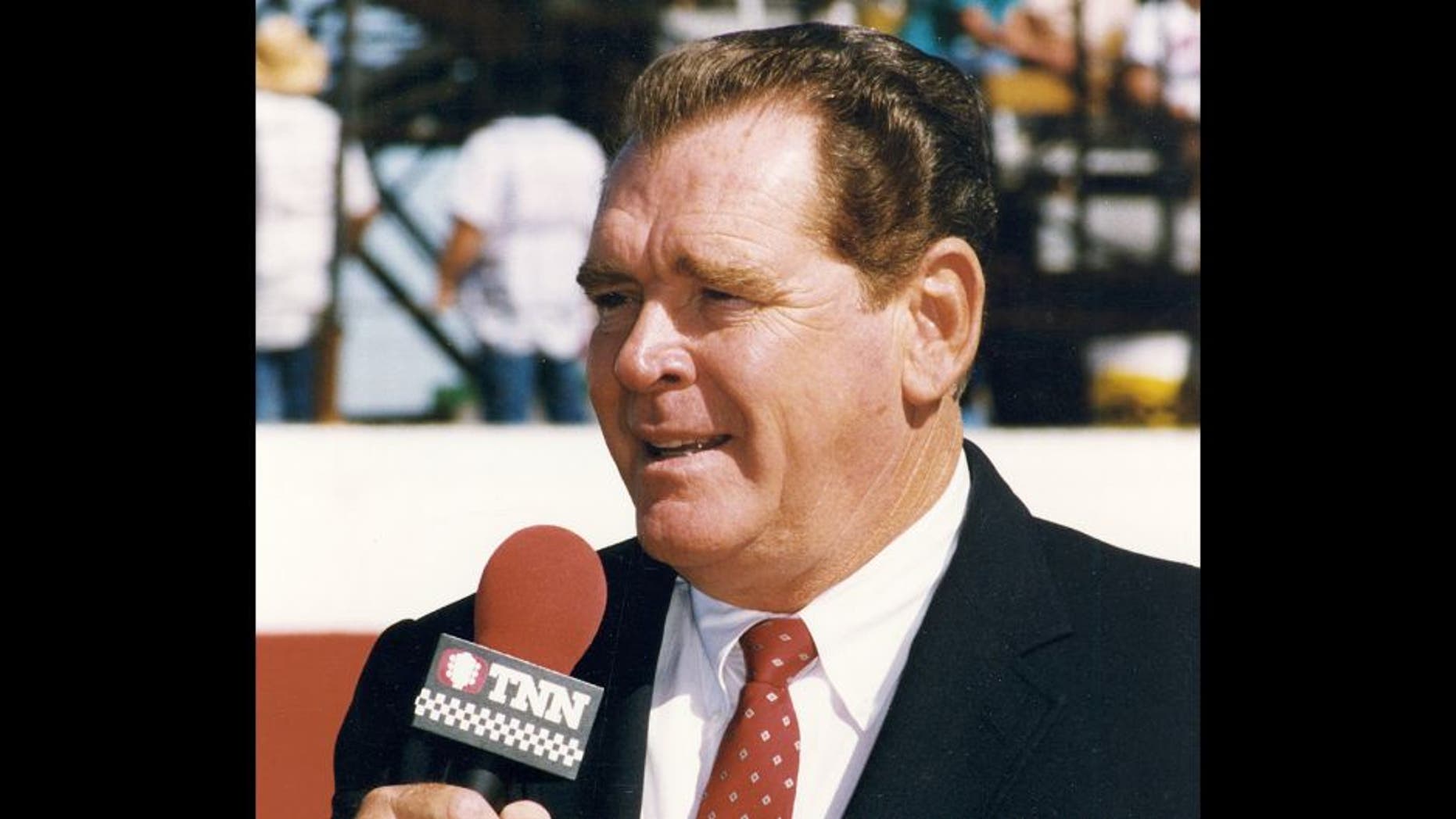 1990s: After retiring from NASCAR racing, Buddy Baker went to work as a television commentator for The Nashville Network and covered races for TNN from1991 through 2000. (Photo by ISC Images & Archives via Getty Images)