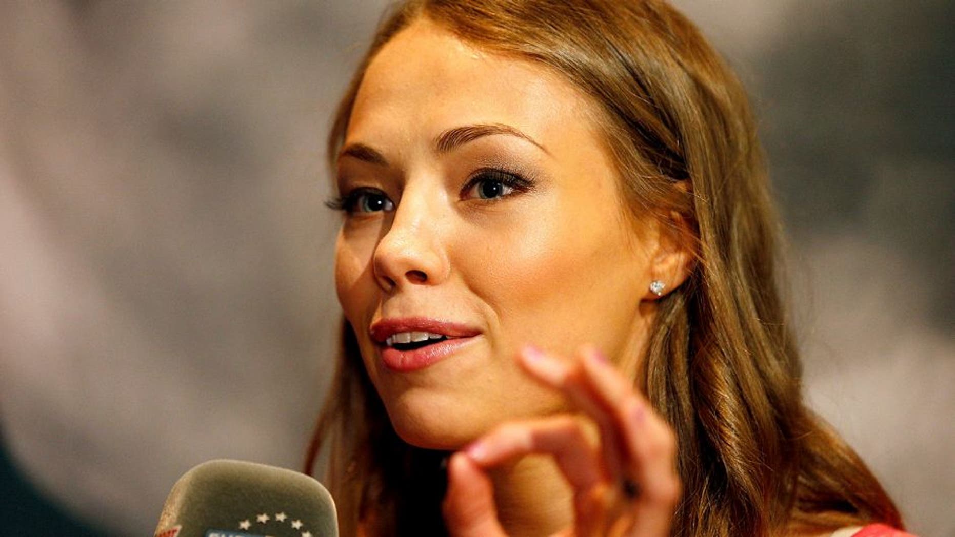 LAS VEGAS, NV - JULY 03: The Ultimate Fighter season 20 cast member Rose Namajunas interacts with media during the UFC Ultimate Media Day at the Mandalay Bay Resort and Casino on July 3, 2014 in Las Vegas, Nevada. (Photo by Josh Hedges/Zuffa LLC/Zuffa LLC via Getty Images)