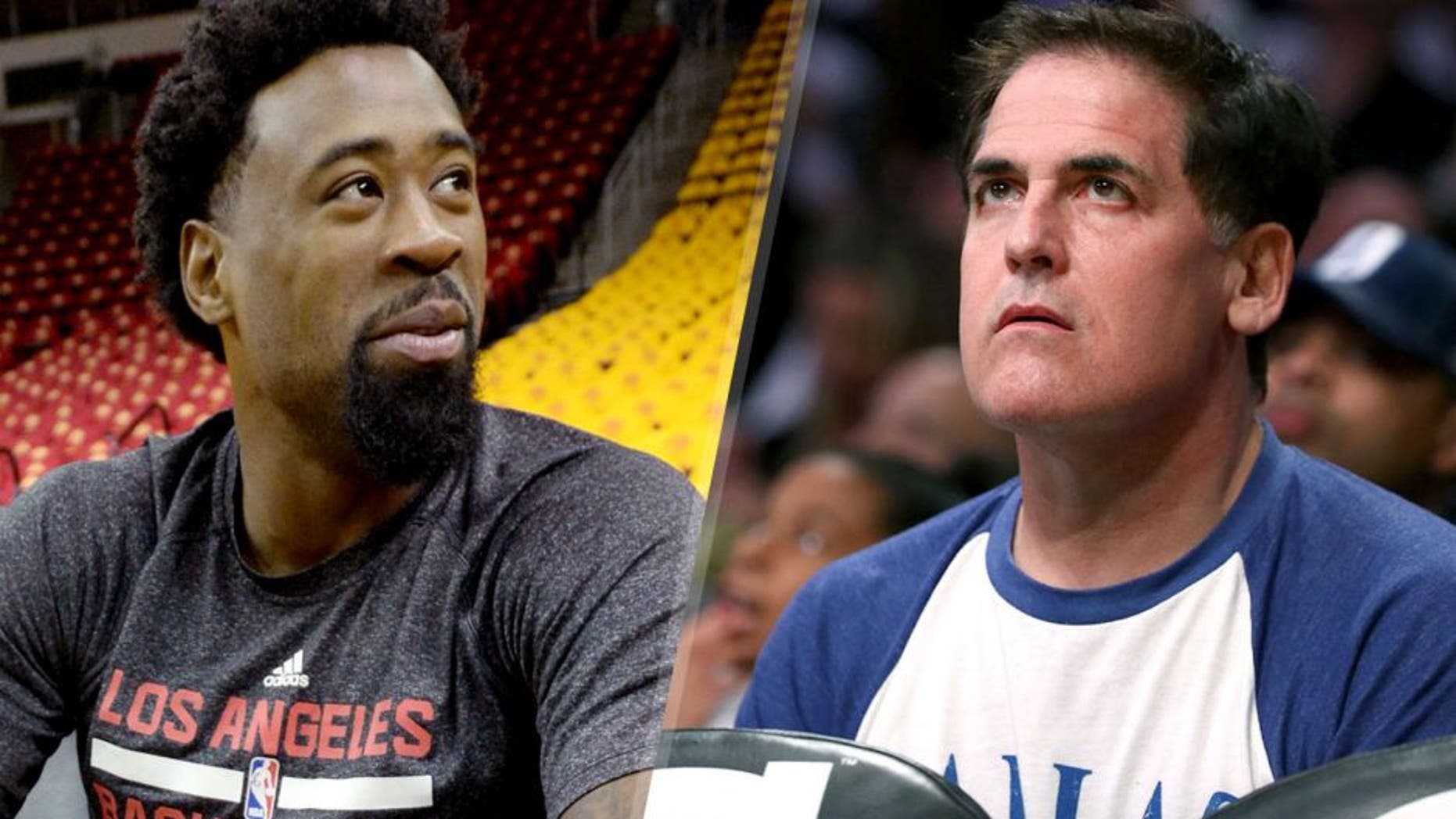 HOUSTON, TX - MAY 12: DeAndre Jordan #6 of the Los Angeles Clippers at the morning shoot around before a game against the Houston Rockets in Game Five of the Western Conference Semifinals during the 2015 NBA Playoffs on May 12, 2015 at the Toyota Center in Houston, Texas. NOTE TO USER: User expressly acknowledges and agrees that, by downloading and or using this photograph, User is consenting to the terms and conditions of the Getty Images License Agreement. Mandatory Copyright Notice: Copyright 2015 NBAE (Photo by Andrew D. Bernstein/NBAE via Getty Images) LOS ANGELES, CA - MARCH 08: Owner Mark Cuban of the Dallas Mavericks attends the NBA game between the Dallas Mavericks and the Los Angeles Lakers at Staples Center on March 8, 2015 in Los Angeles, California. The Mavericks defeated the Lakers 100-93. NOTE TO USER: User expressly acknowledges and agrees that, by downloading and/or using this photograph, user is consenting to the terms and conditions of the Getty Images License Agreement. (Photo by Victor Decolongon/Getty Images)