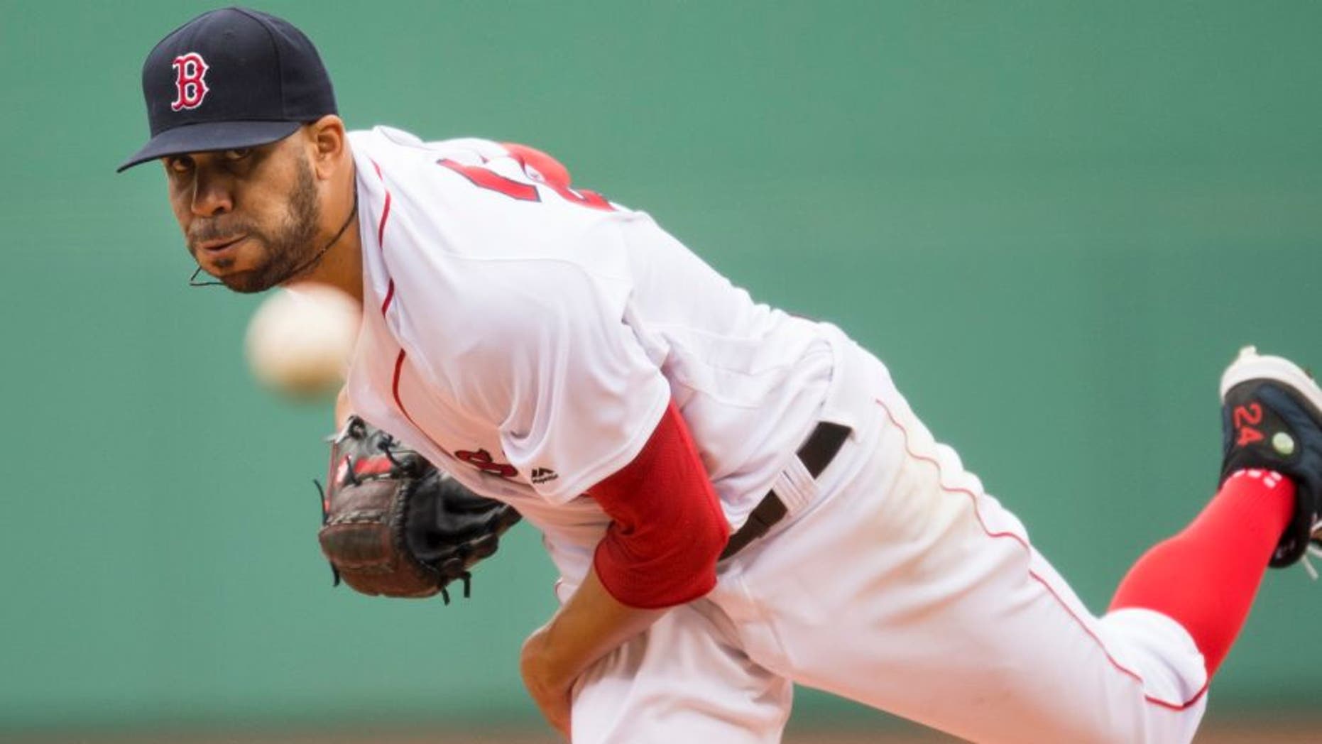 BOSTON, MA - JULY 10: David Price #24 of the Boston Red Sox pitches against the Tampa Bay Rays in the first inning on July 10, 2016 at Fenway Park in Boston, Massachusetts. (Photo by Michael Ivins/Boston Red Sox/Getty Images)