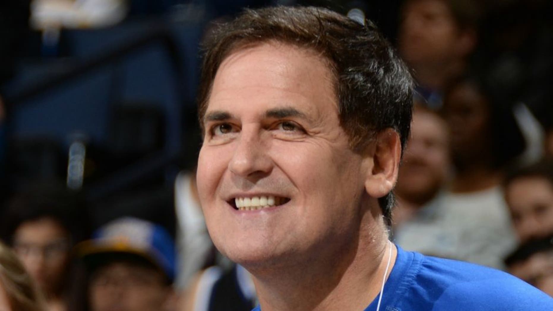 OAKLAND, CA - FEBRUARY 4: Mark Cuban, Owner of the Dallas Mavericks, attends a game between the Golden State Warriors and the Dallas Mavericks at Oracle Arena on February 4, 2015 in Oakland, California. NOTE TO USER: User expressly acknowledges and agrees that, by downloading and/or using this Photograph, user is consenting to the terms and conditions of the Getty Images License Agreement. Mandatory Copyright Notice: Copyright 2015 NBAE (Photo by Andrew D. Bernstein/NBAE via Getty Images)