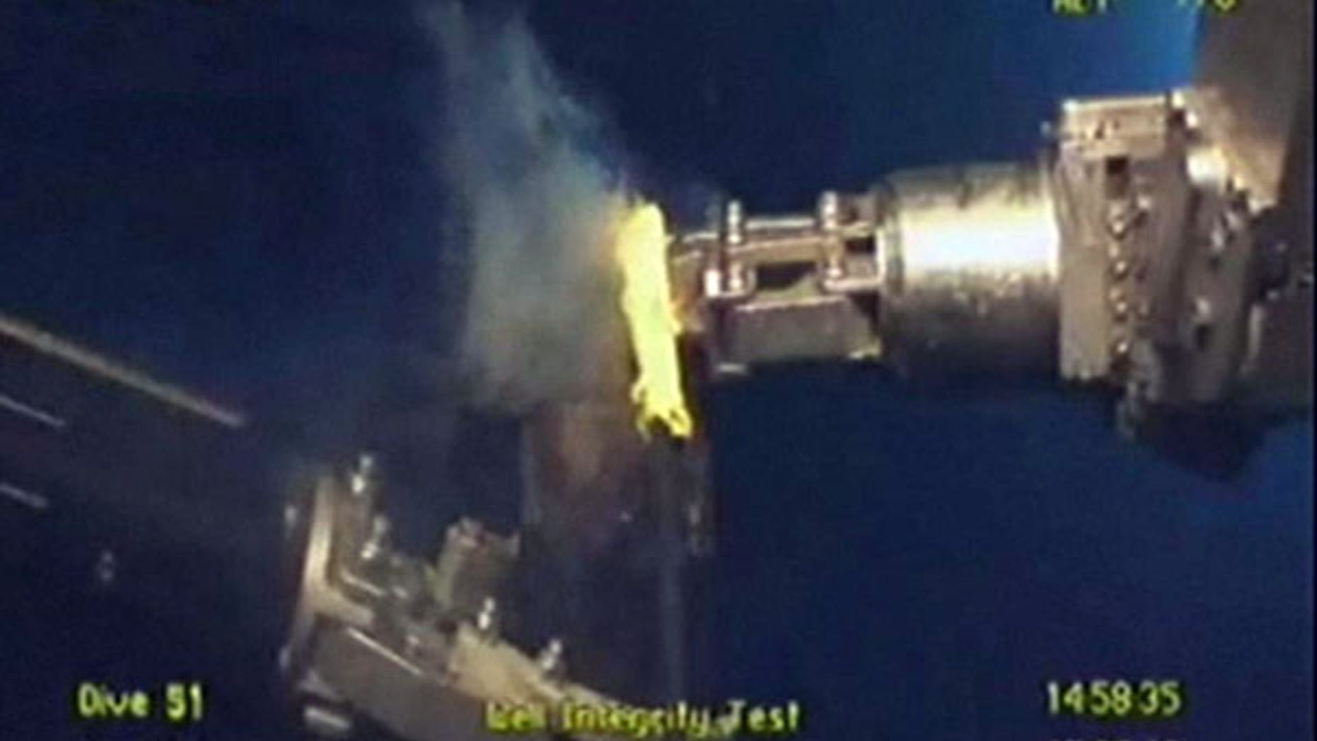 July 15: BP's underwater cameras show that oil has stopped flowing from its broken well in the Gulf of Mexico for the first time since the spill began in April.