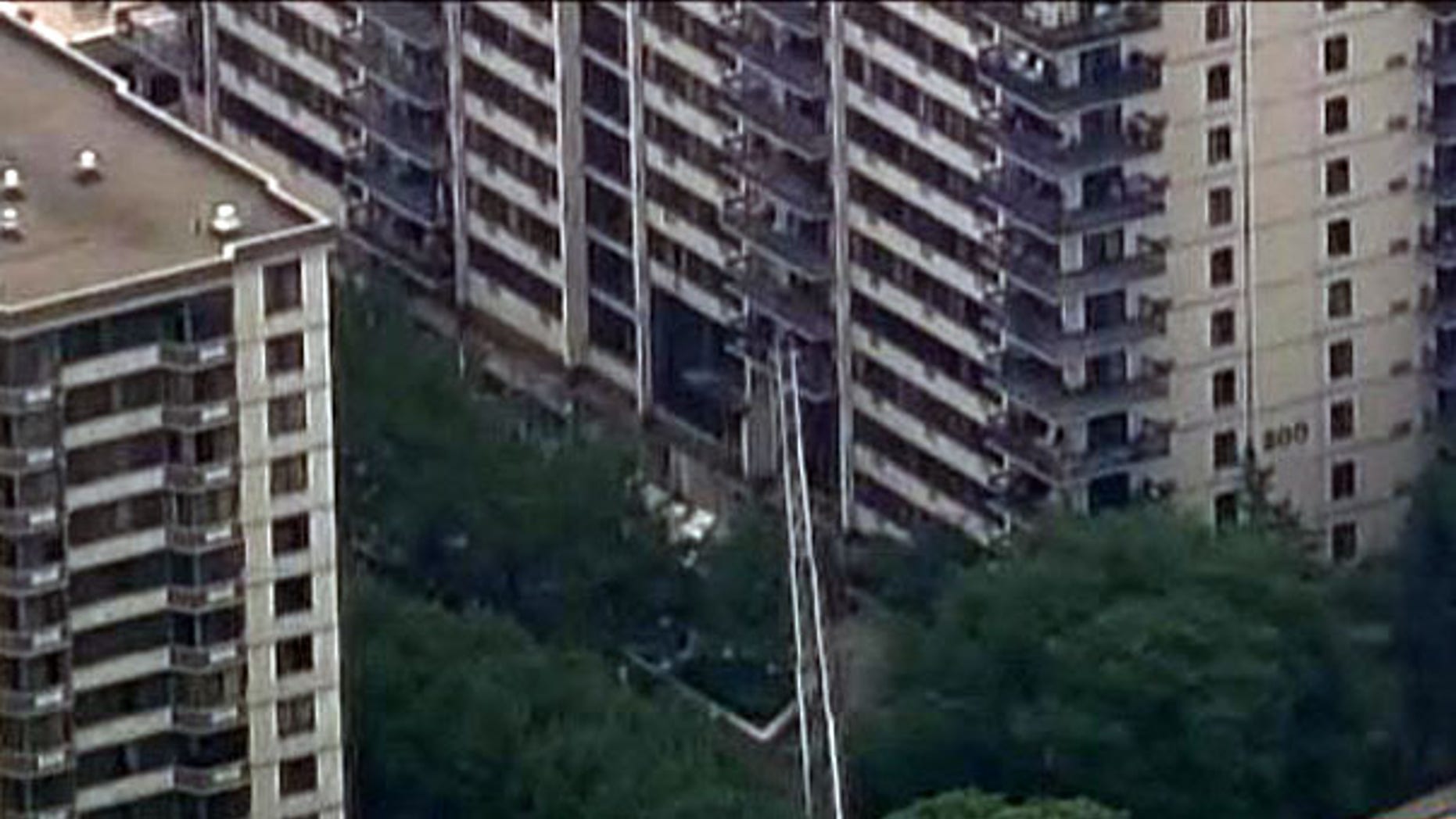 July 16: A 3-story parking garage in Hackensack, N.J., partially collapsed after a glass canopy fell onto it from an adjacent high-rise building.
