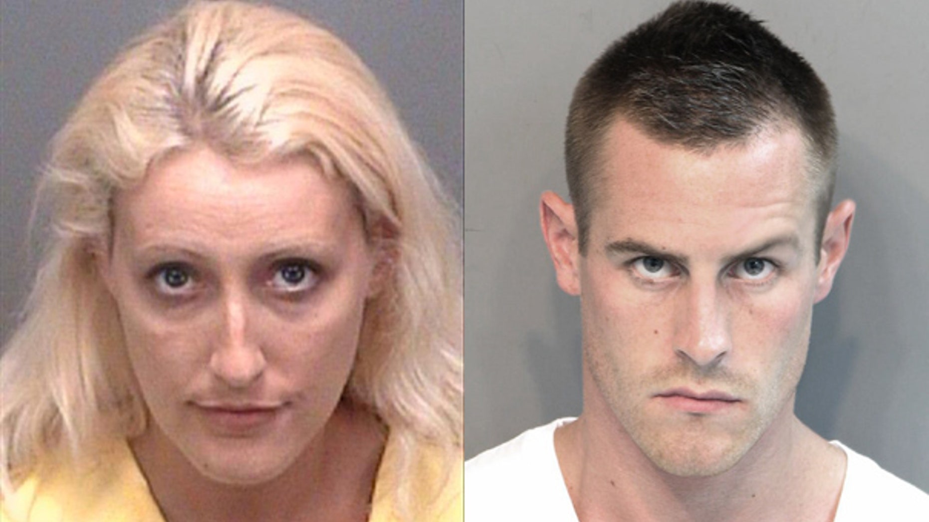 Amanda Logue, 28, and her boyfriend Jason Andrews, 27, stabbed and sledgehammered a Florida tattoo parlor owner to death after a party at the man's home in a crime plotted over text messages, Florida police say.