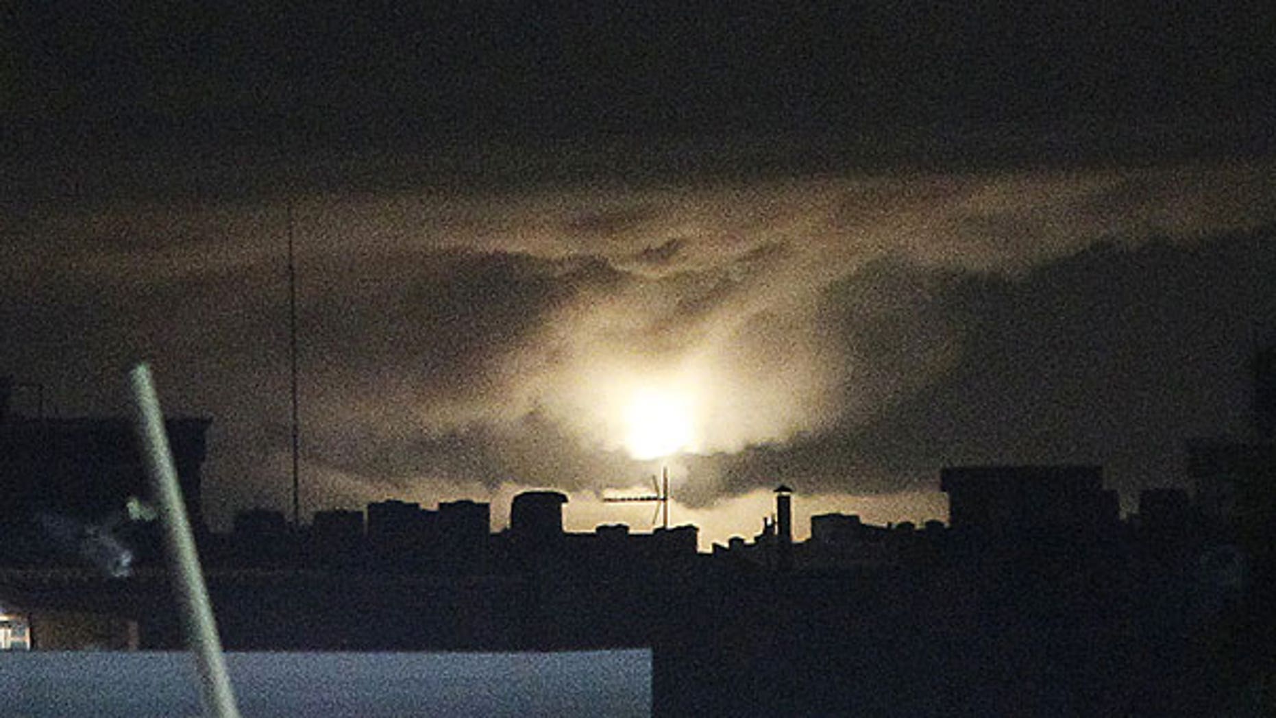 July 17: An explosion is seen following an airstrike in Tripoli, Libya. A series of explosions are going off to the east of the Libyan capital of Tripoli.