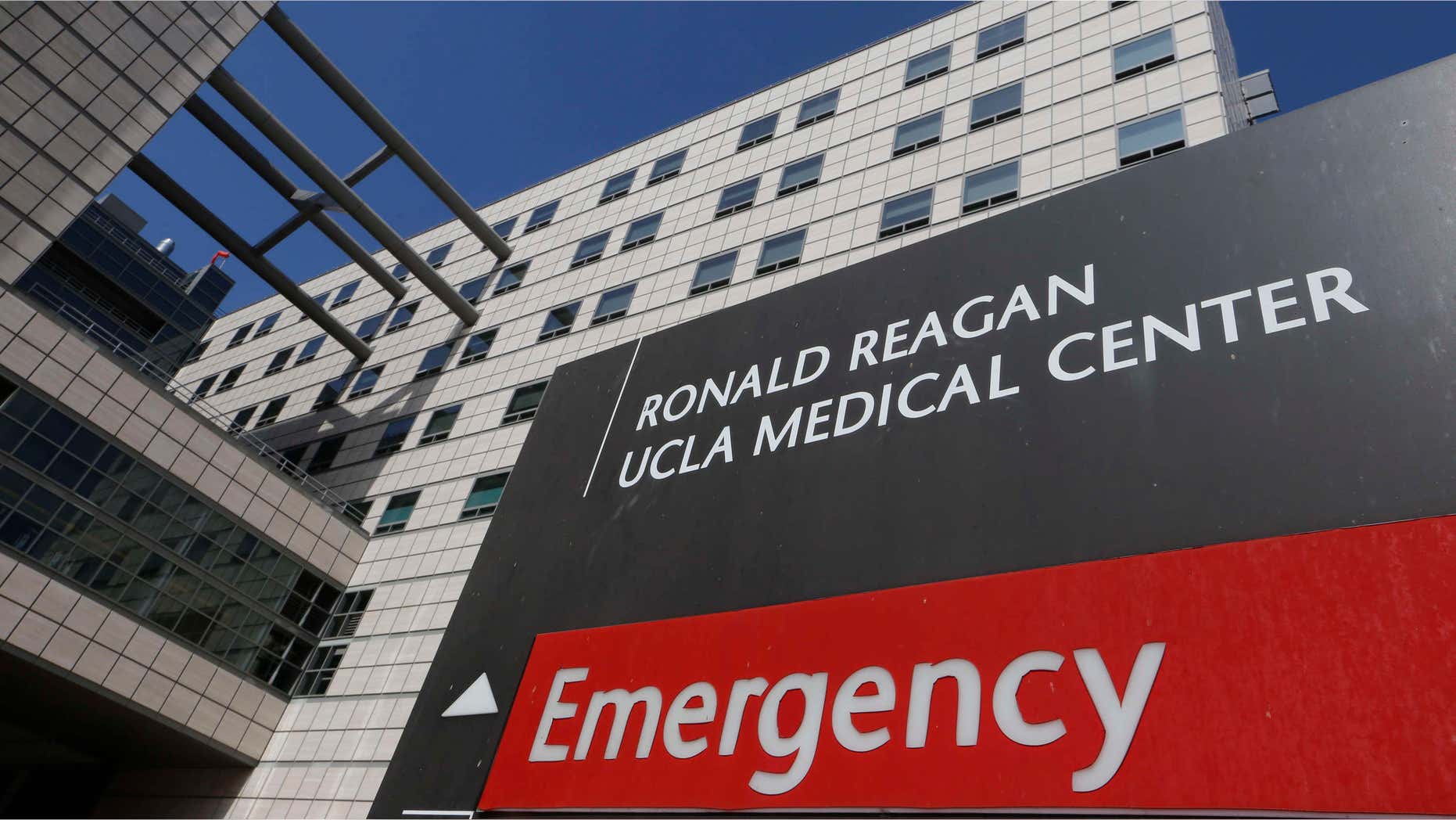 Feb. 19, 2015: The Ronald Reagan UCLA Medical Center building is seen in Los Angeles.