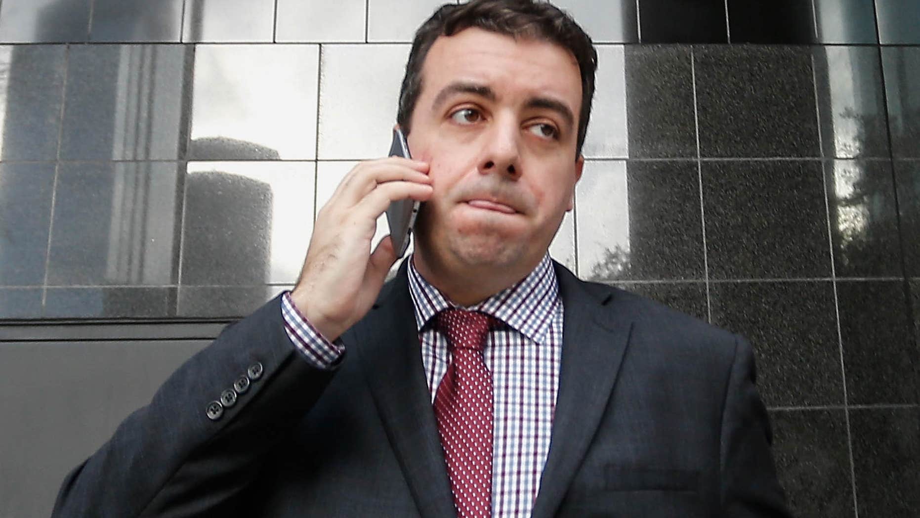 FILE - In this Jan. 8, 2016, file photo, Chris Correa, the former director of scouting for the St. Louis Cardinals, leaves the Bob Casey Federal Courthouse in Houston.