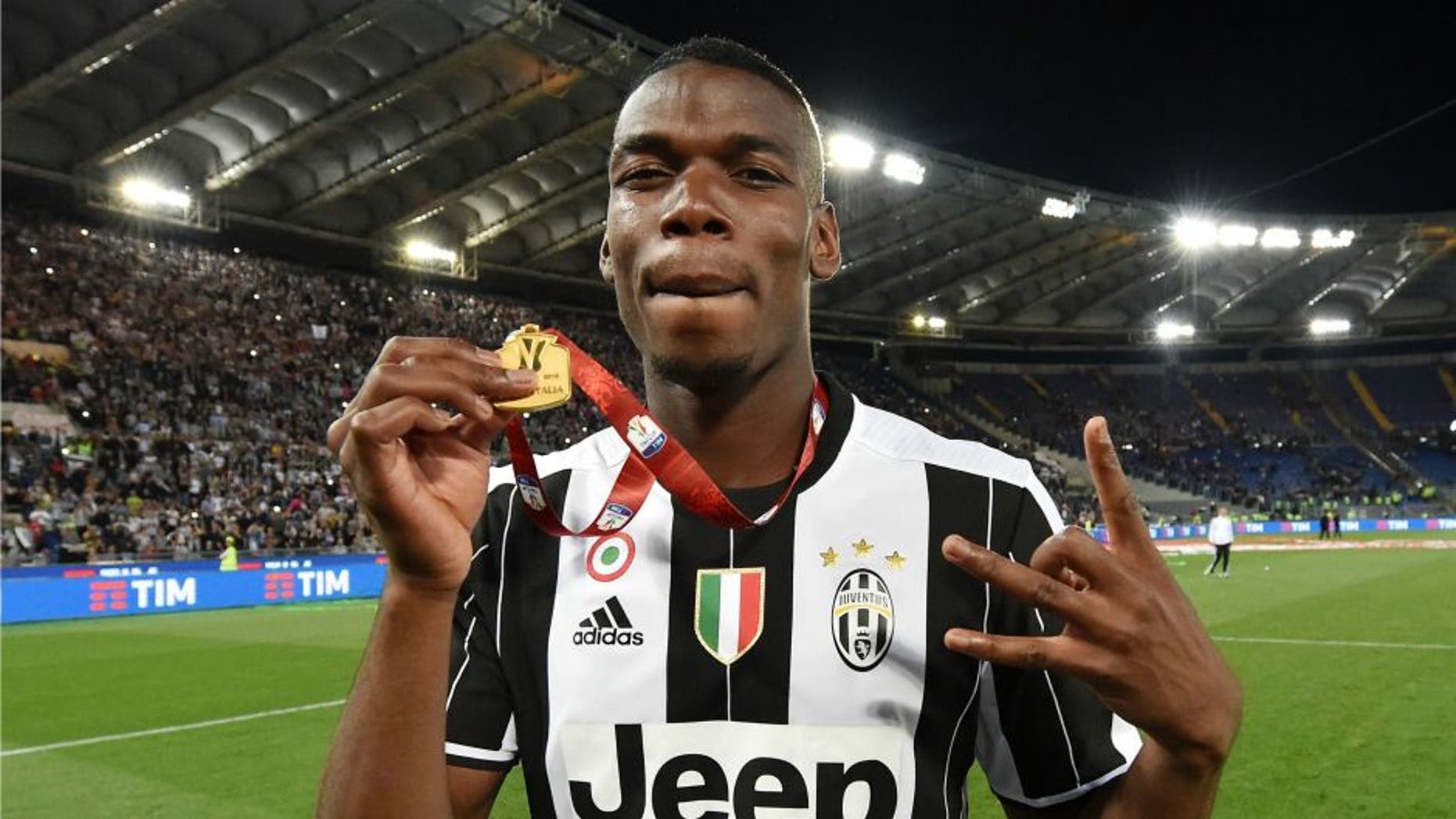 during the TIM Cup match between AC Milan and Juventus FC at Stadio Olimpico on May 21, 2016 in Rome, Italy.