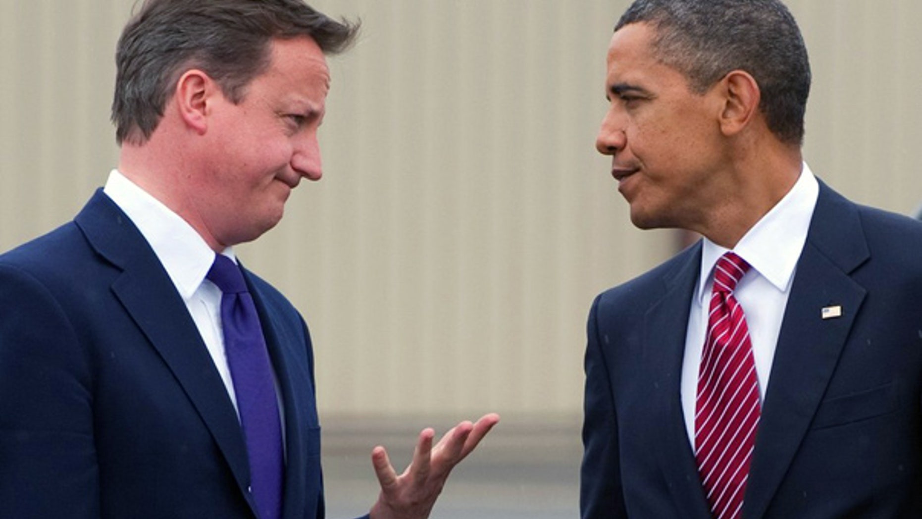 June 26: President Obama and British Prime Minister Cameron talk at the conclusion of the G20 conference in Ontario, Canada.